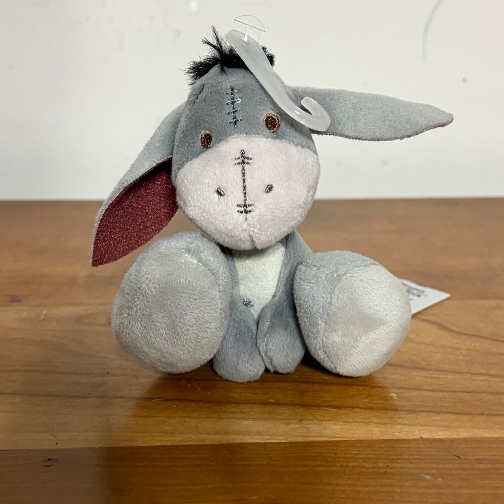 Disney Store Eeyore Plush Winnie the Pooh Grey Stuffed Animal 4 Inch Mini Toy